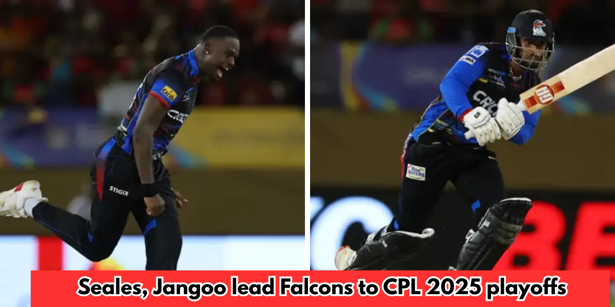 Seales, Jangoo lead Falcons to CPL 2025 playoffs